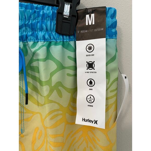 New Hurley Men's Swim Boardshorts Size Medium - Picture 2 of 3